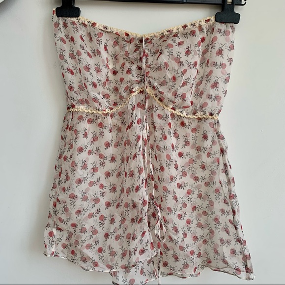 FROSTFRENCH Sexy Chiffon Cami Top- Sz M - Picture 4 of 6